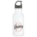 Search for monogram water bottles Girly