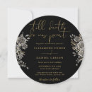 Search for unique halloween wedding invitations Black and white