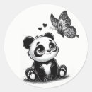 Search for giant panda bear stickers Cute