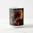 Search for chinese dragon art mugs Red