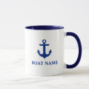 Search for blue and white mugs Nautical