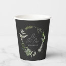 Search for wedding paper cups Botanical