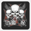 Search for motorcycle skull stickers Three