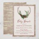 Search for antler baby shower invitations Simple