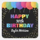 Search for purple and yellow stickers Happy birthday