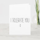 Search for i tolerate you cards Funny
