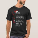 Search for naughty or nice tshirts Sweater
