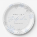 Search for silver christmas plates Winter baby shower
