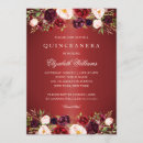 Search for burgundy roses invitations Red
