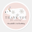 Search for winter wonderland birthday stickers Snowflake