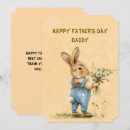 Search for bunny fathers day cards Cute