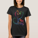 Search for bass clef tshirts Heart