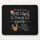 Search for caroling mouse mats Santa