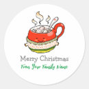 Search for hot chocolate mug stickers Festive