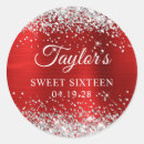 Search for red glitter stickers Glam
