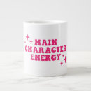 Search for big energy mugs Main character energy