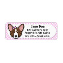 Search for cardigan corgi return address labels Cute