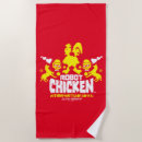 Search for chicken beach towels Claymation
