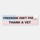 Search for thank a vet bumper stickers Veterans