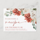 Search for christmas recipe postcards Bridal shower