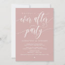 Search for happily ever after party invitations Nothing fancy just love