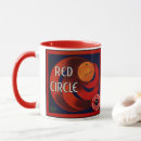 Search for red circle mugs Retro