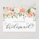 Search for peach bridesmaid cards Be my bridesmaid