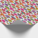 Search for fishes wrapping paper Colourful