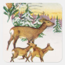 Search for vintage deer stickers Winter