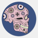 Search for pink sugar skull stickers Skeleton