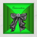 Search for lime green and black invitations Party