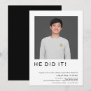 Search for sons graduation invitations Modern