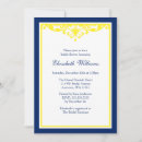 Search for blue and yellow bridal shower invitations Trendy
