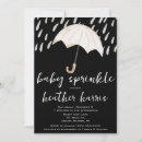 Search for rain drops invitations Umbrella