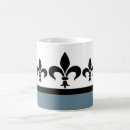 Search for fleur de lys mugs Elegant