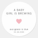 Search for heart baby shower stickers Modern