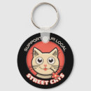 Search for stray key rings Kitty