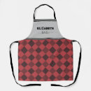 Search for plaid pattern aprons Baker