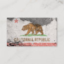 Search for state of california business cards Californian flag