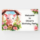 Search for farm birthday banners Whimsical