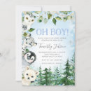 Search for arctic animals baby shower invitations Polar bear