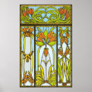 Search for deco stained glass art Flowers