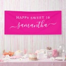 Search for hot pink birthday banners posters Elegant script