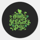 Search for st pattys day stickers Leprechaun
