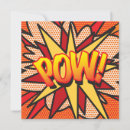 Search for comic book invitations Pow