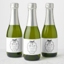 Search for bridesmaid proposal wine labels Black and white