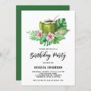 Search for coconut birthday invitations Hawaiian