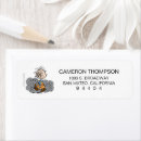 Search for character return address labels Charlie brown