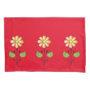 Search for orange floral pillowcases Red