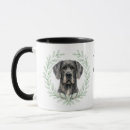 Search for black great dane mugs Watercolor